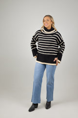 KATANA ROLL NECK KNIT BLACK