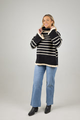KATANA ROLL NECK KNIT BLACK