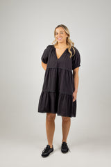 ADELFIA MIDI DRESS BLACK