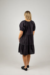 ADELFIA MIDI DRESS BLACK