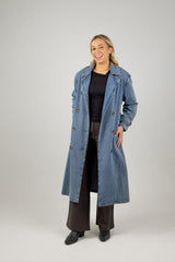 FREYA TRENCH COAT DENIM