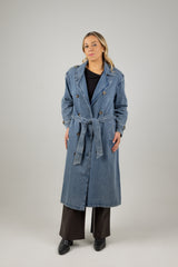 FREYA TRENCH COAT DENIM