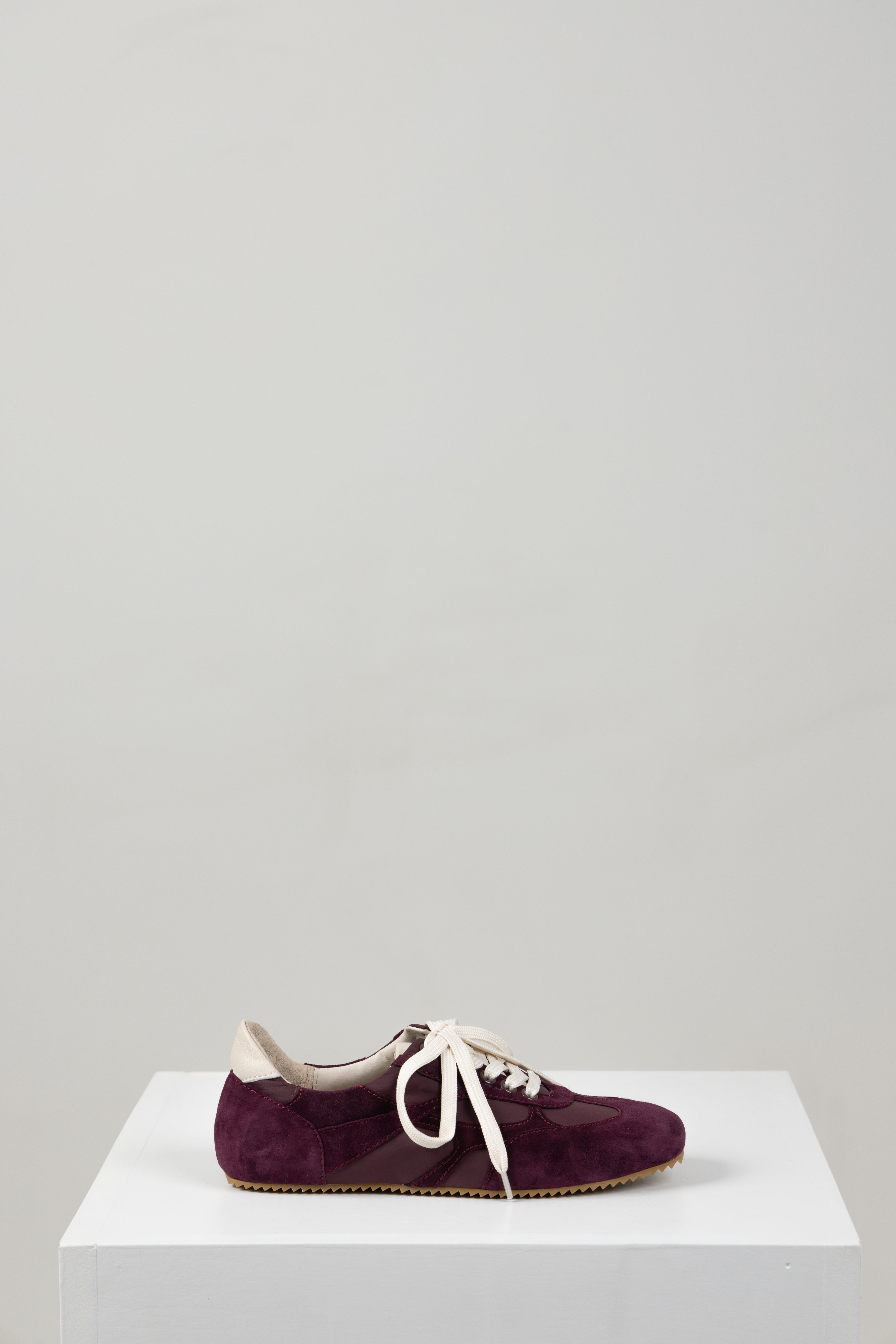 LIEMA SNEAKER BURGUNDY & CREAM