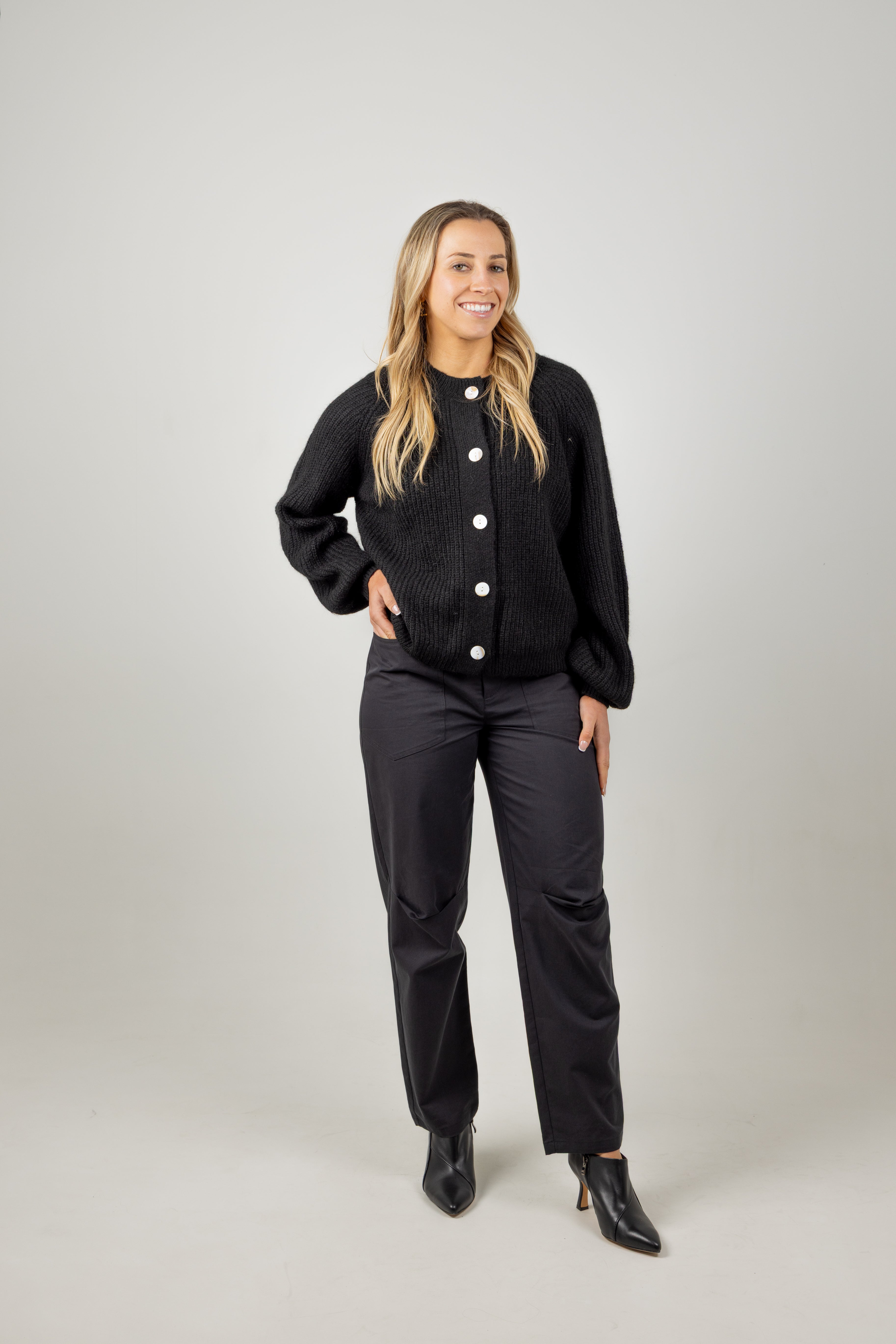 WILLOW CARDI BLACK