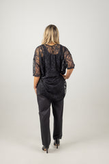 TAYLOR TOP BLACK LACE