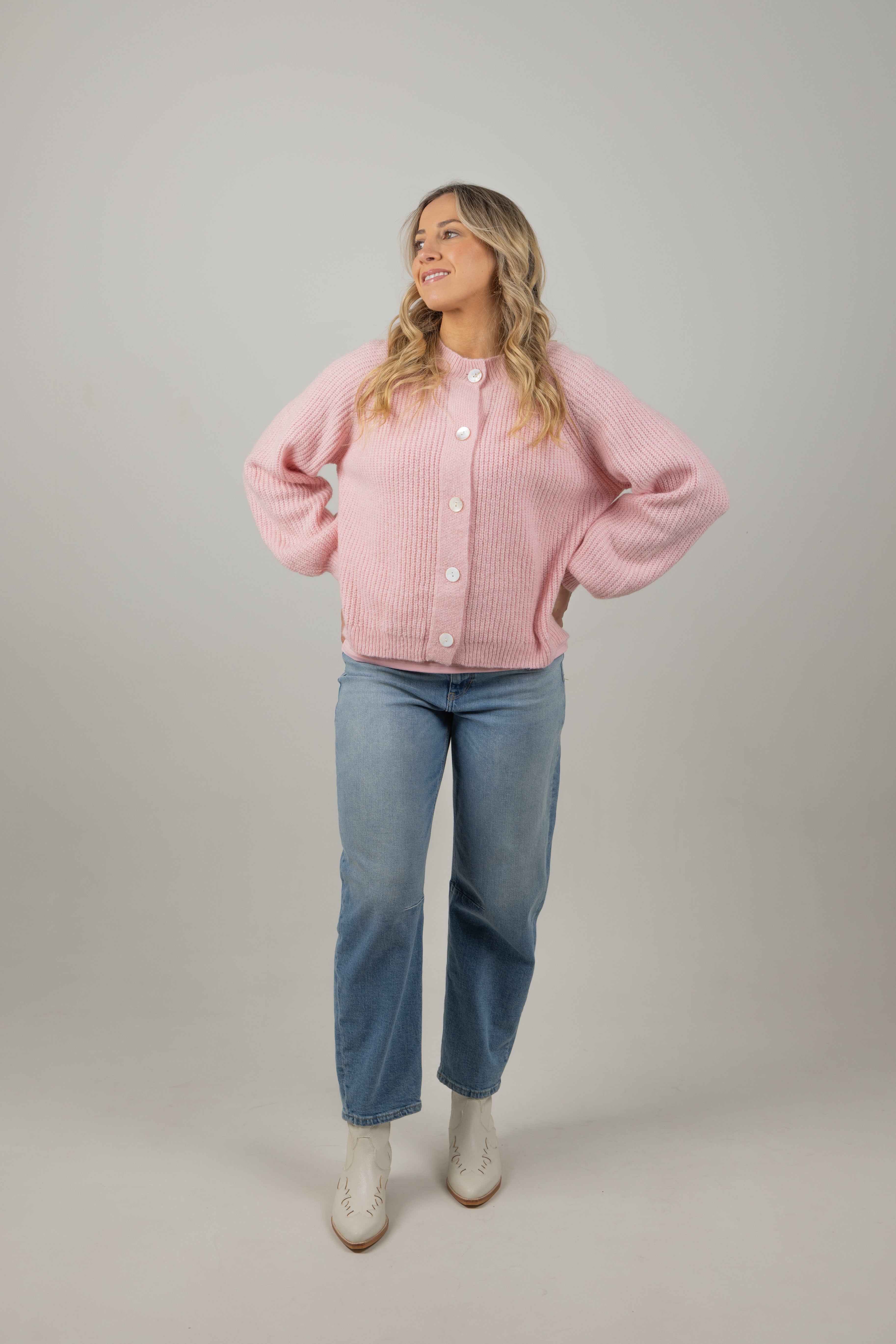 WILLOW CARDI BLUSH