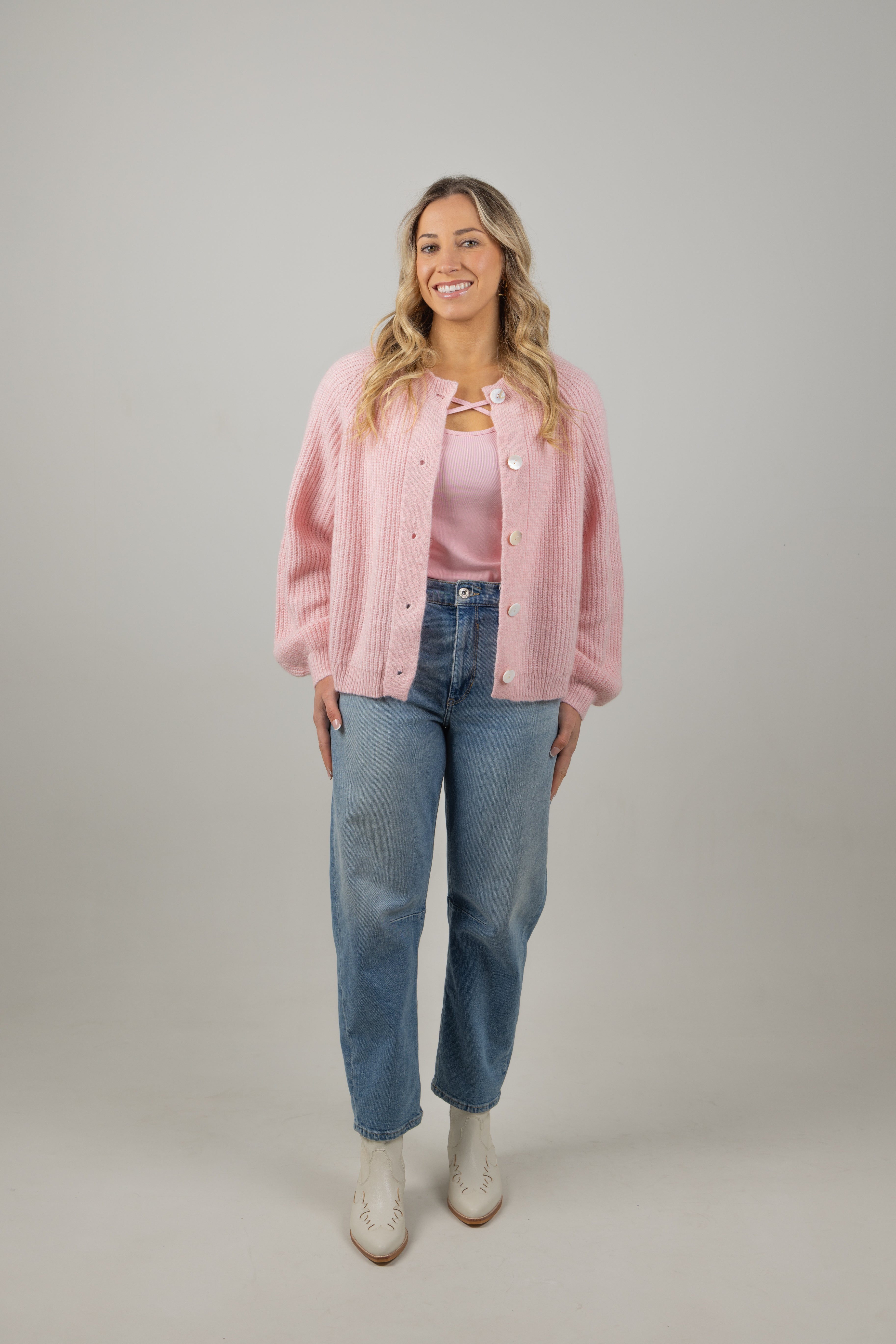 WILLOW CARDI BLUSH