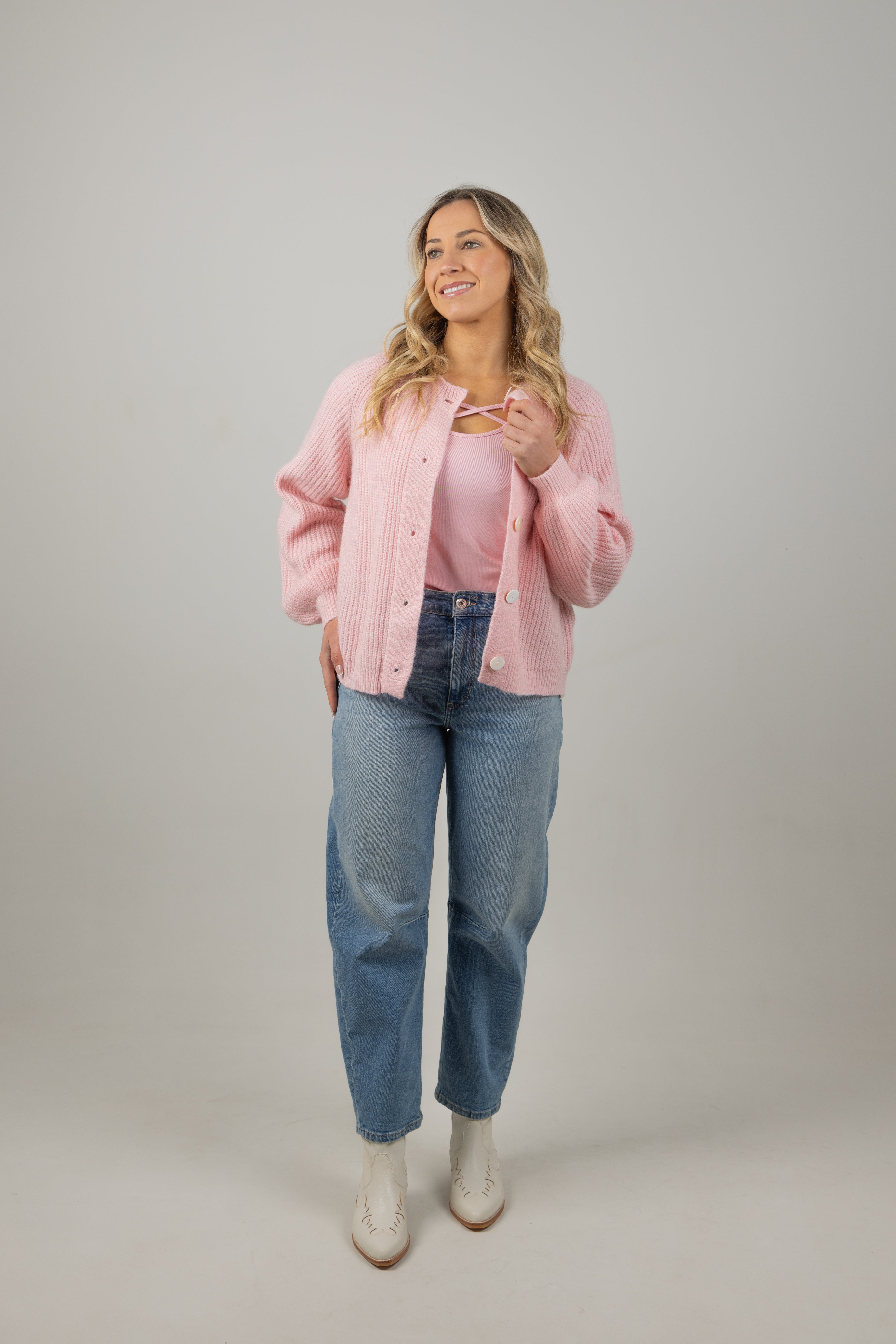 WILLOW CARDI BLUSH