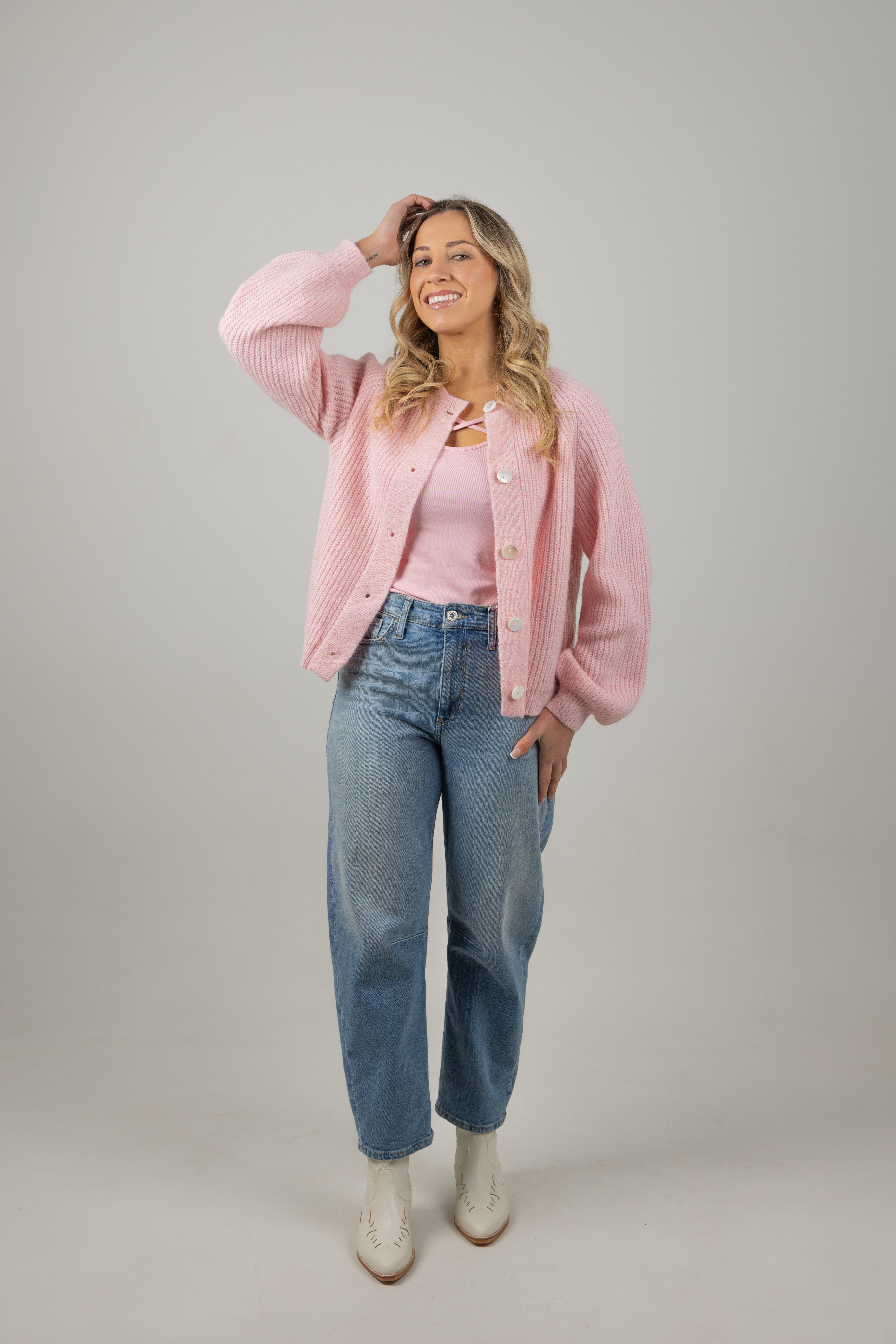 WILLOW CARDI BLUSH