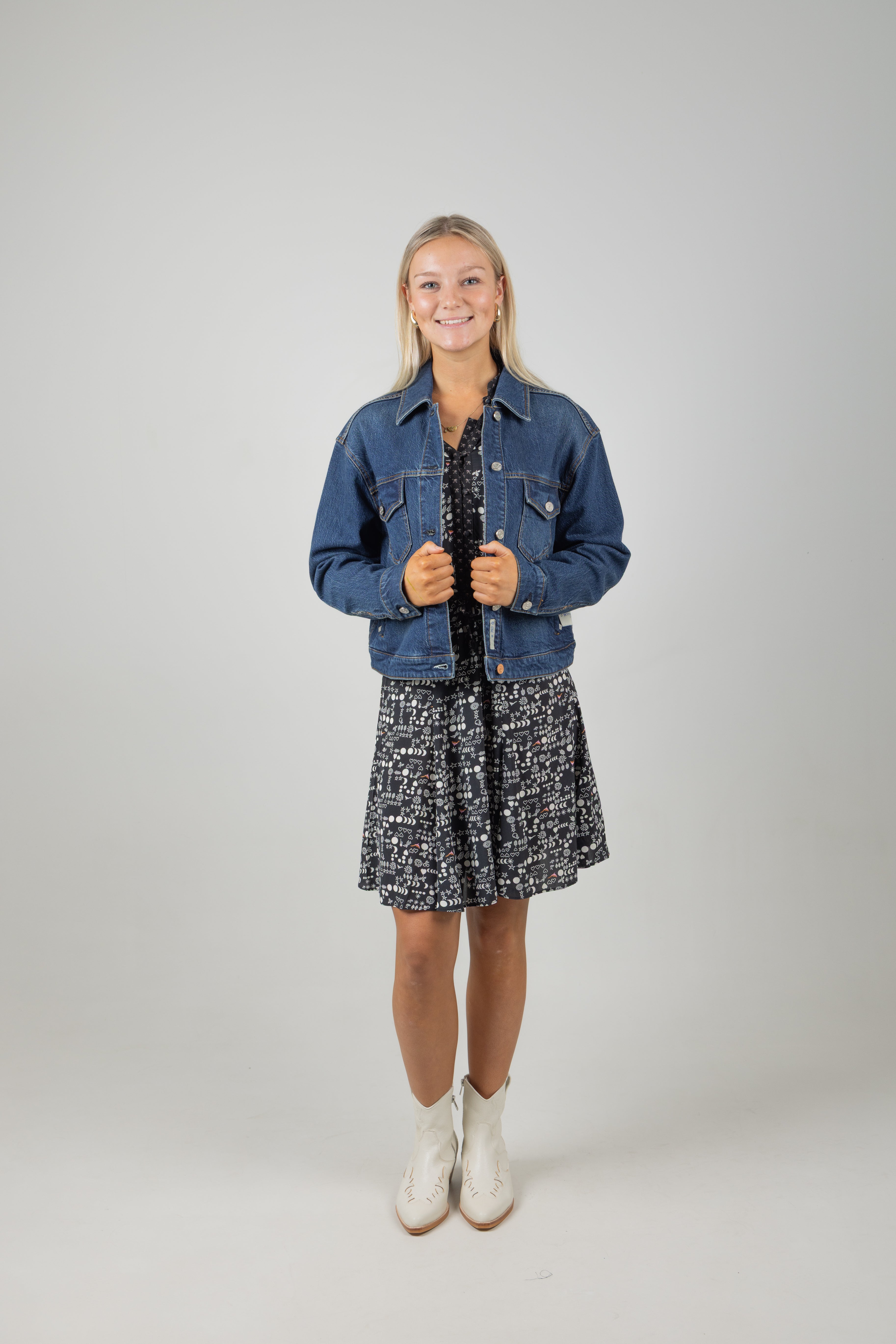 CROPPED DENIM JACKET LE IT RAIN