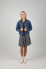 CROPPED DENIM JACKET LE IT RAIN