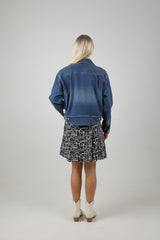 CROPPED DENIM JACKET LE IT RAIN
