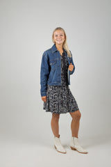CROPPED DENIM JACKET LE IT RAIN