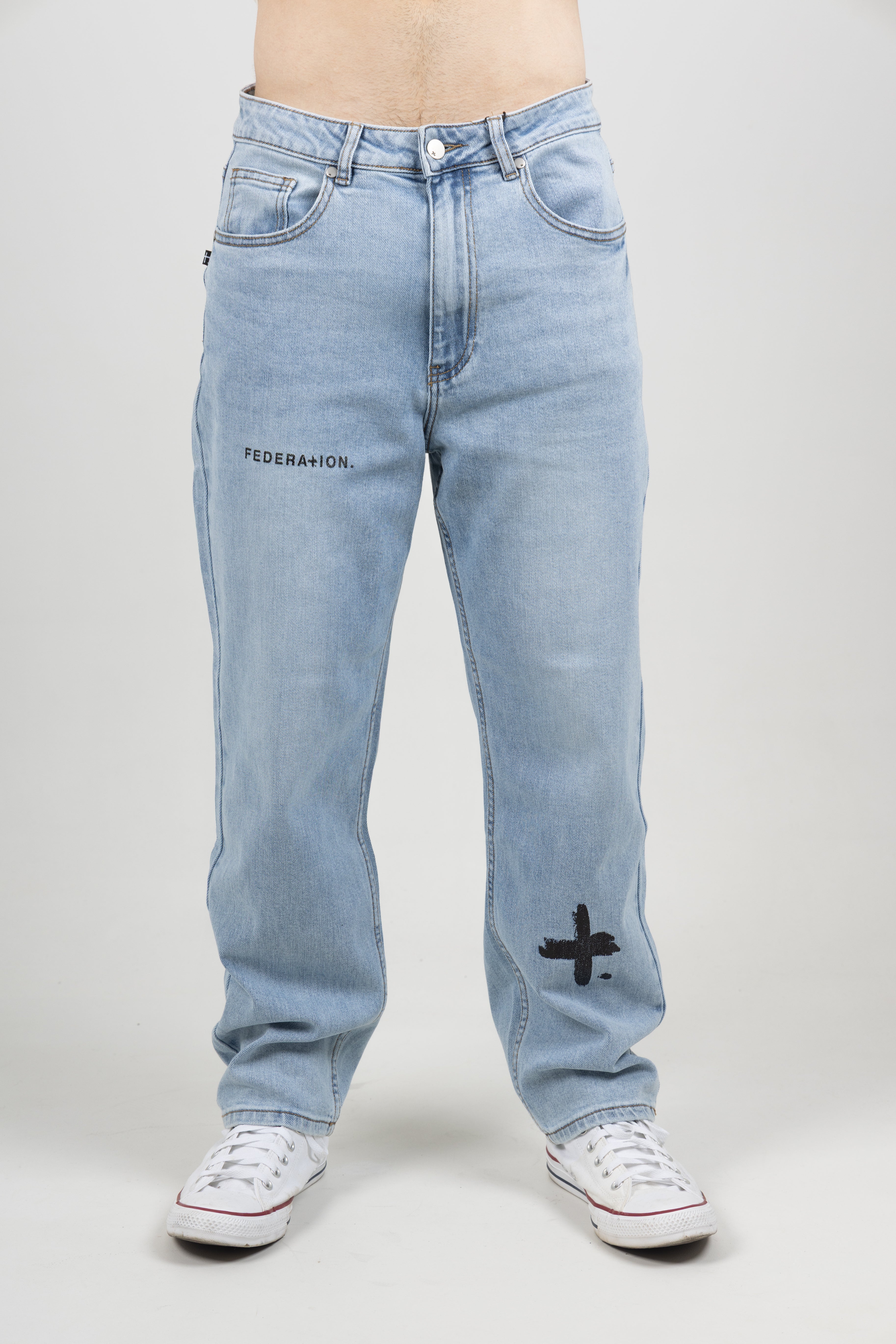 TAKE IT EASY JEAN TRIO WASHED BLUE