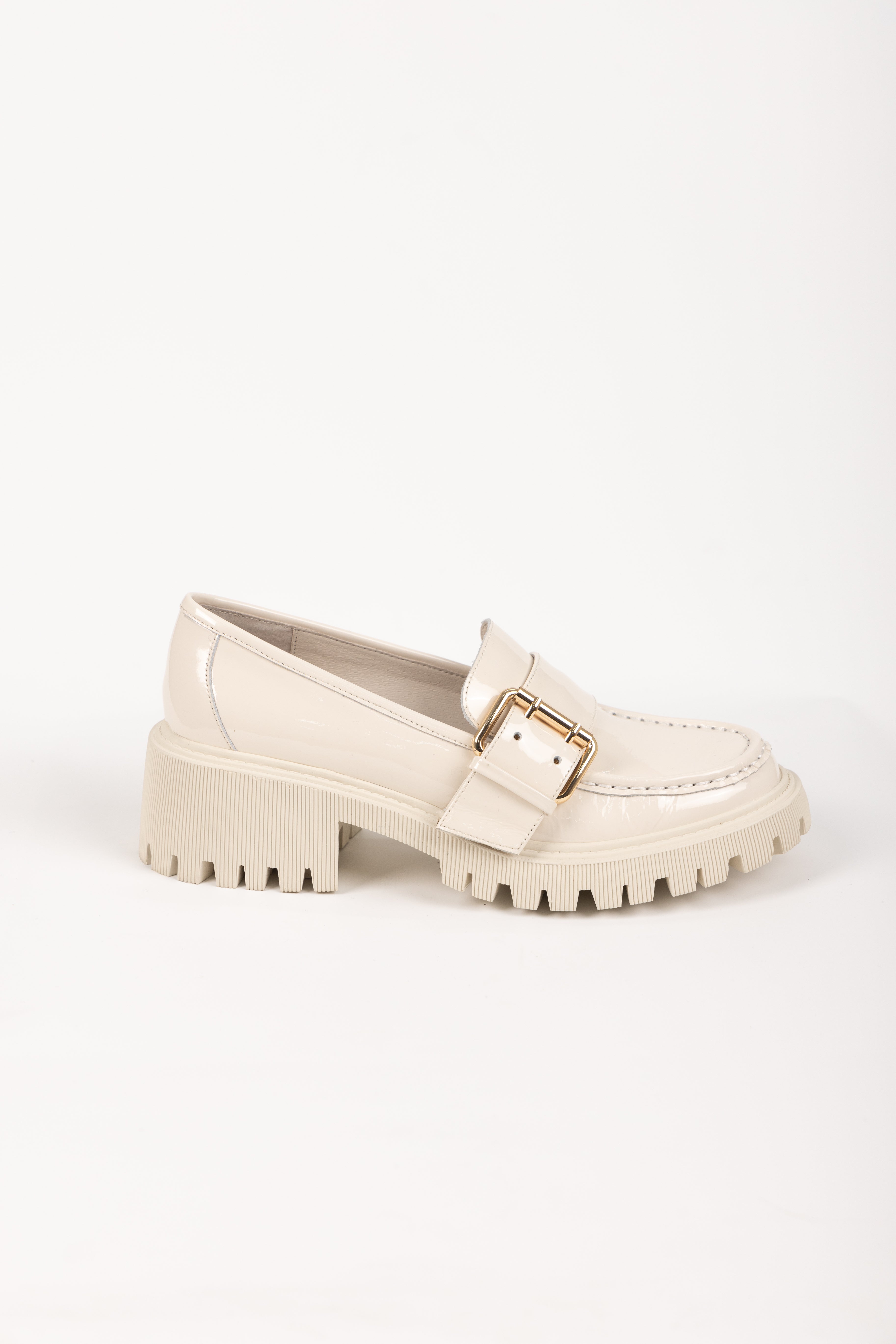 QUAZE LOAFER IVORY PATENT LEATHER
