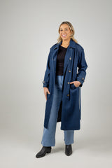 FREYA TRENCH COAT INDIGO