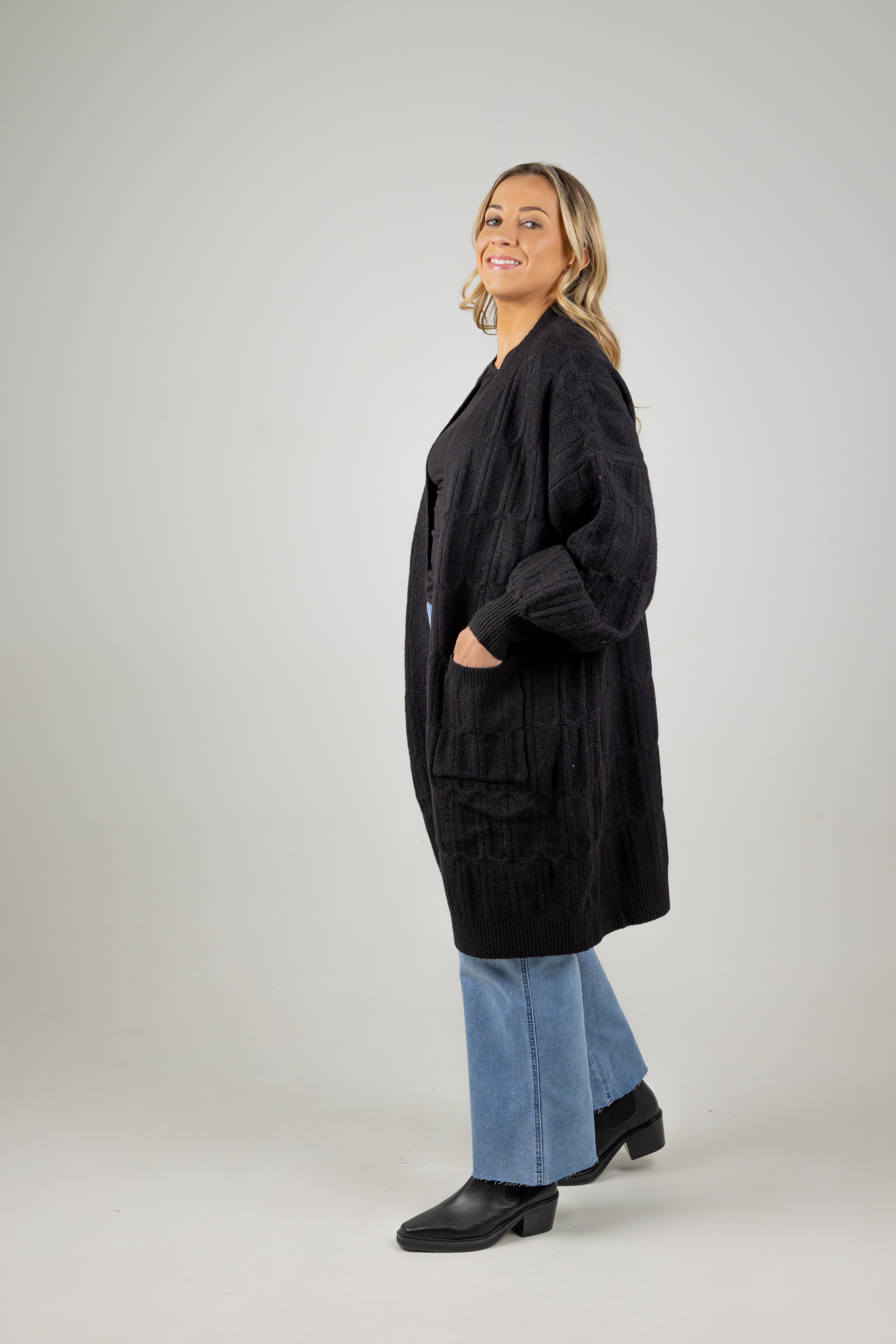 HERA CARDIGAN ONYX