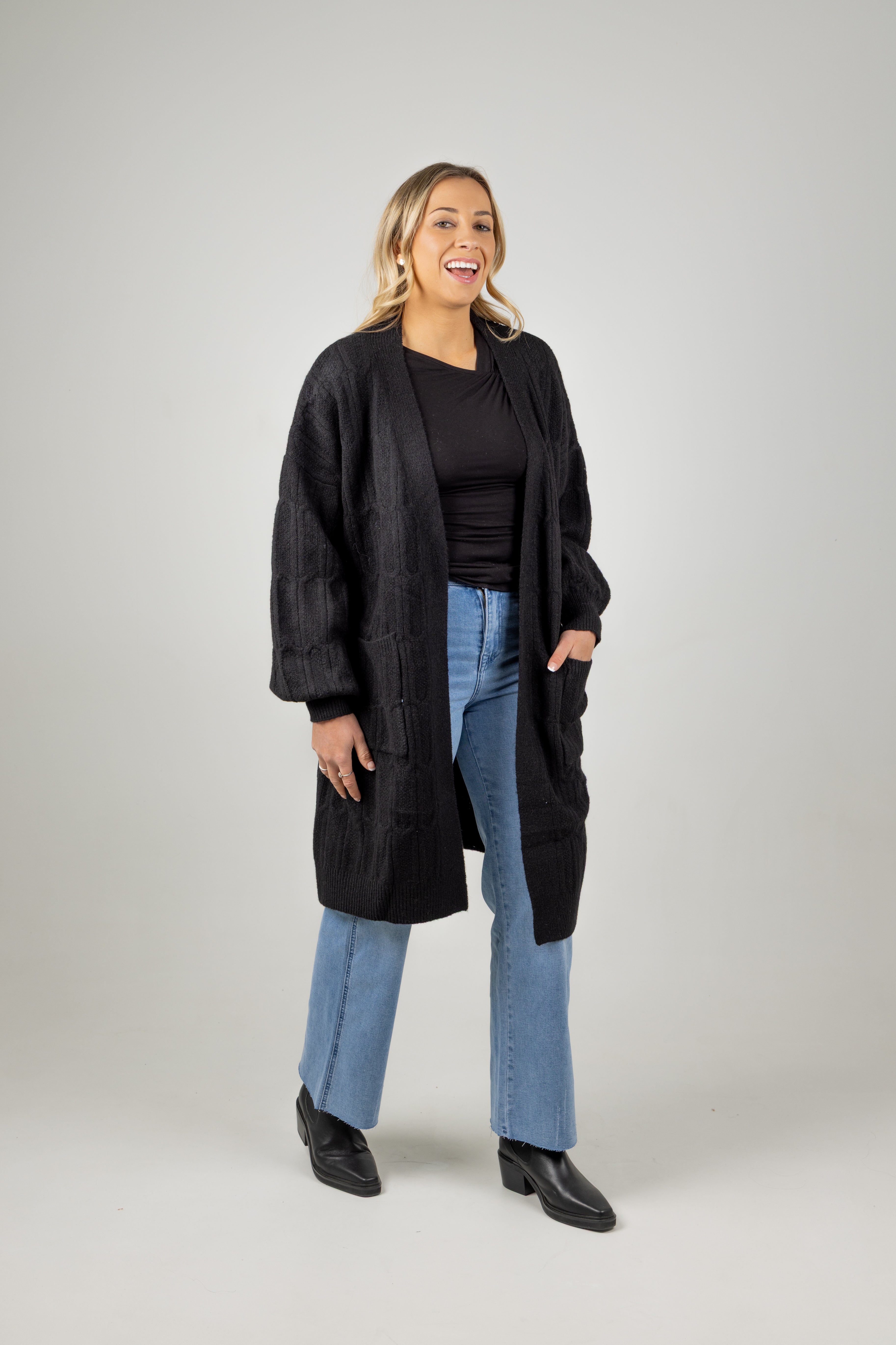HERA CARDIGAN ONYX