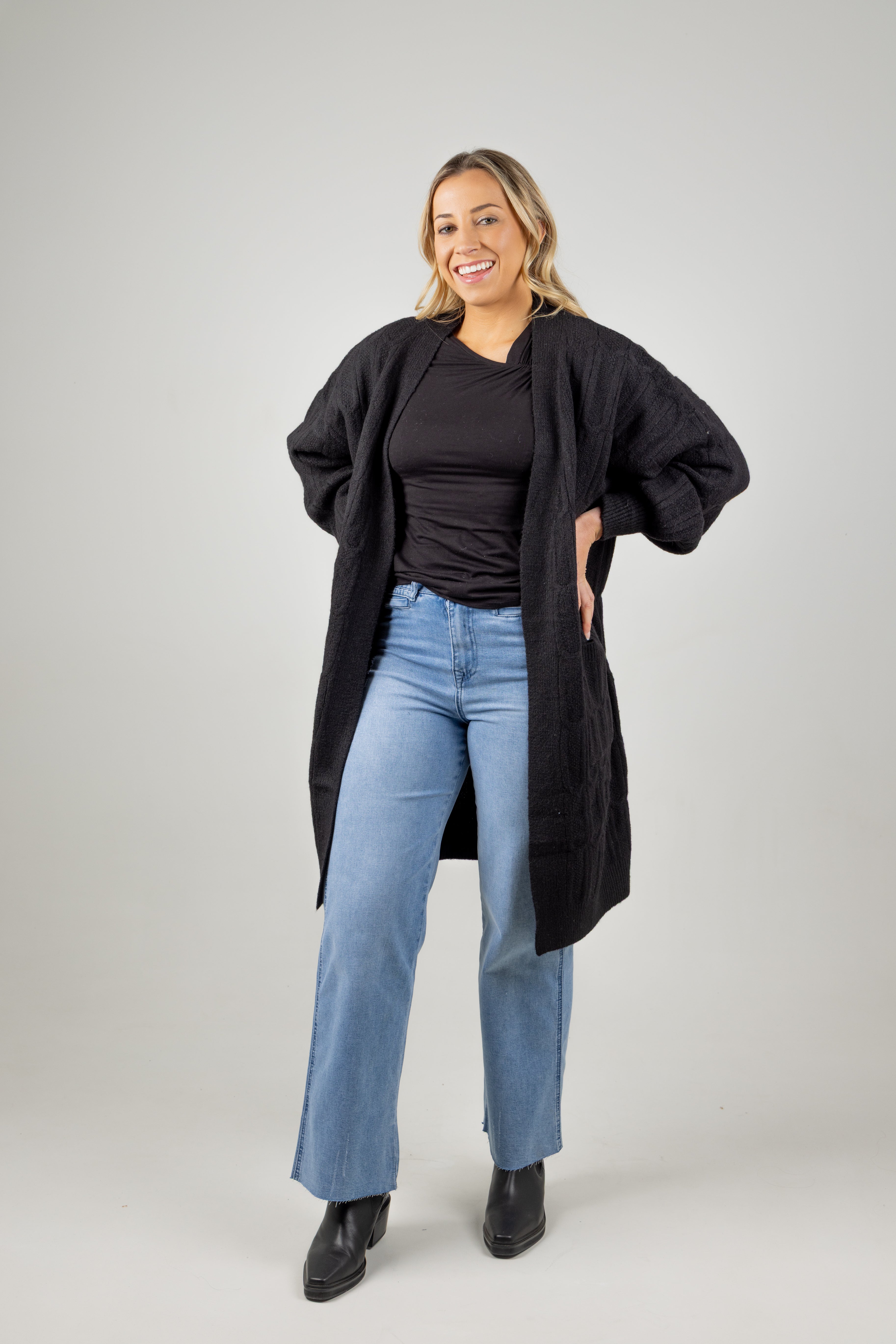 HERA CARDIGAN ONYX