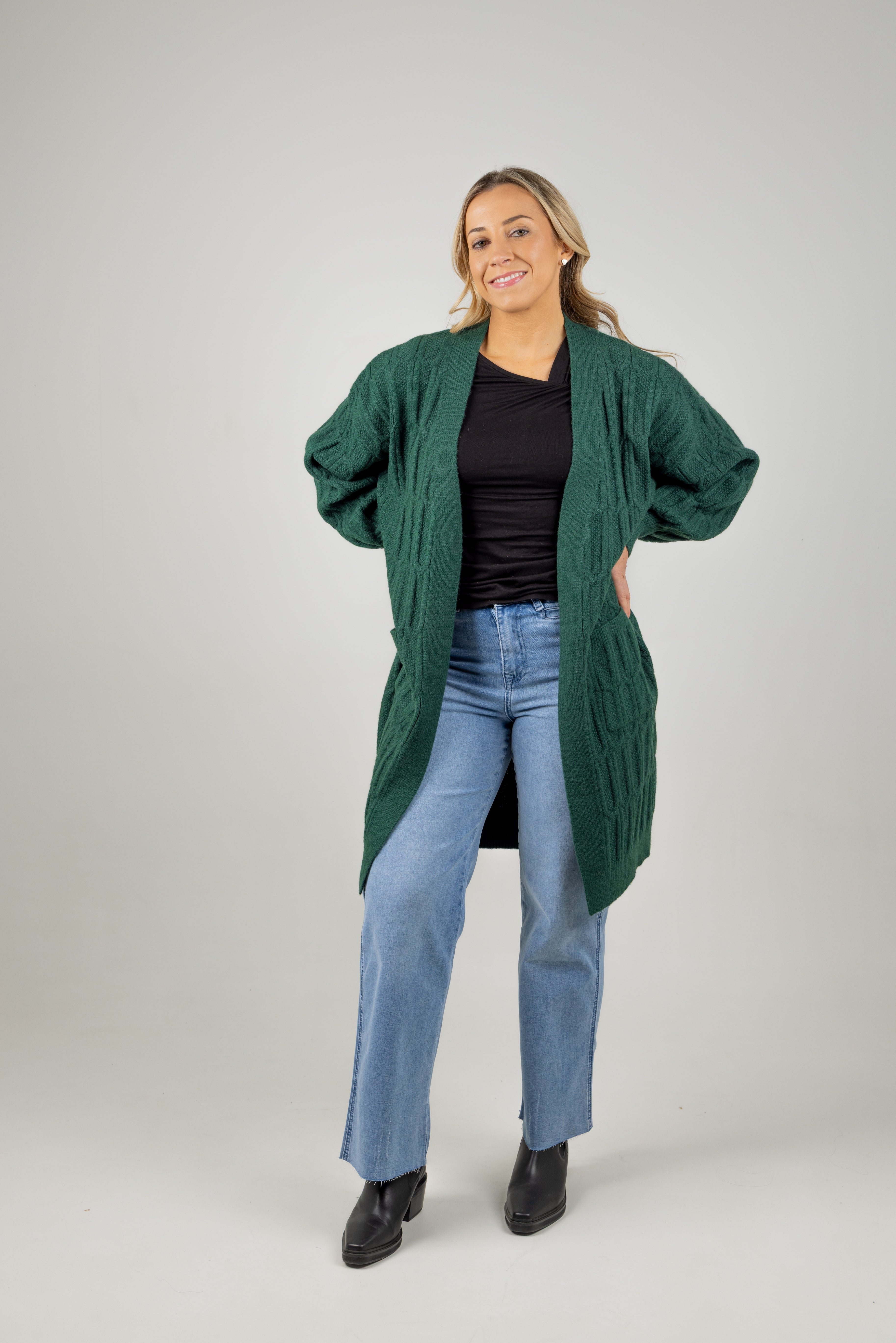HERA CARDIGAN PINE