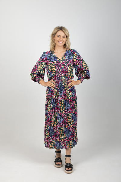 LA MER SHIRRED MAXI BLUME – Blank Space