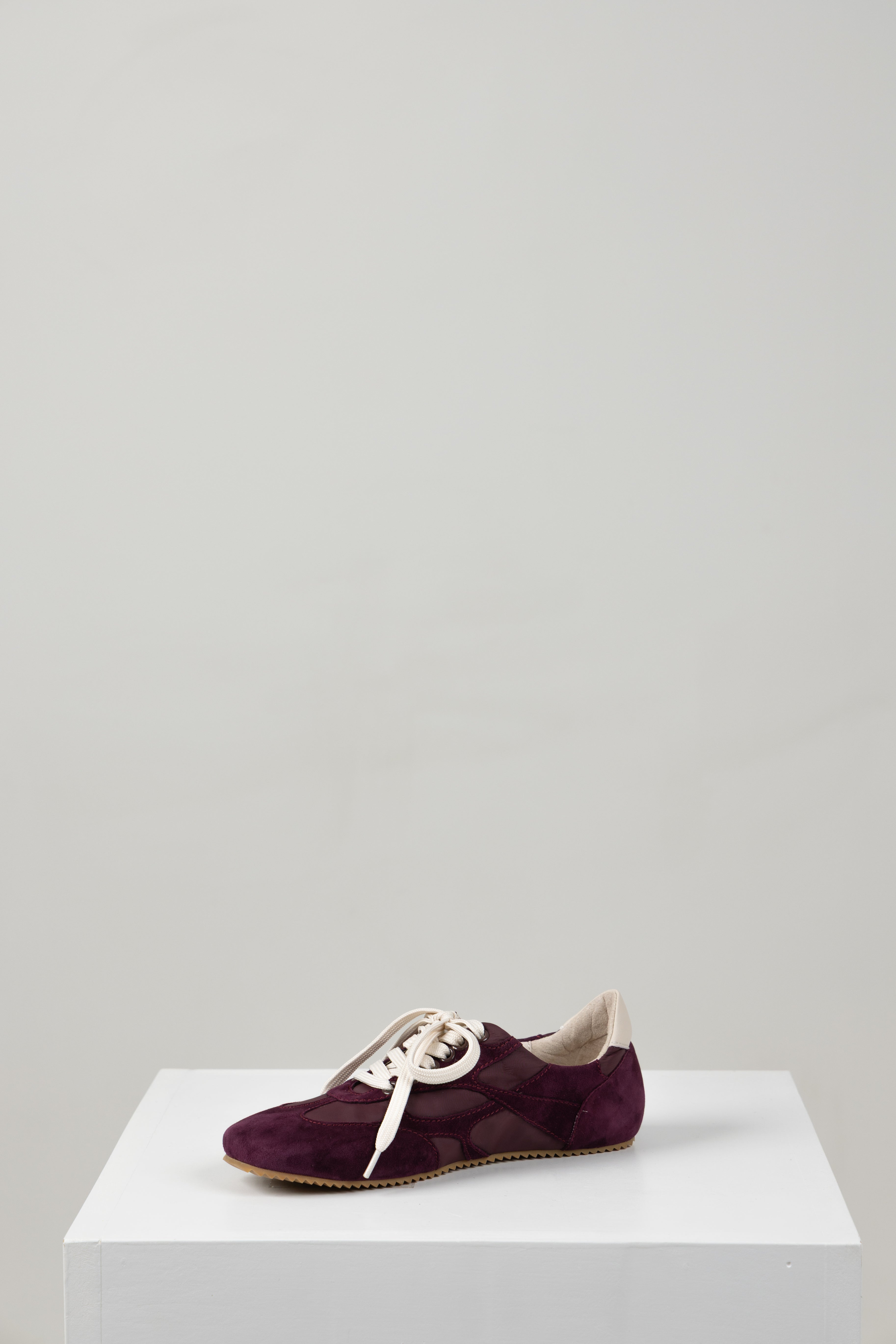 LIEMA SNEAKER BURGUNDY & CREAM