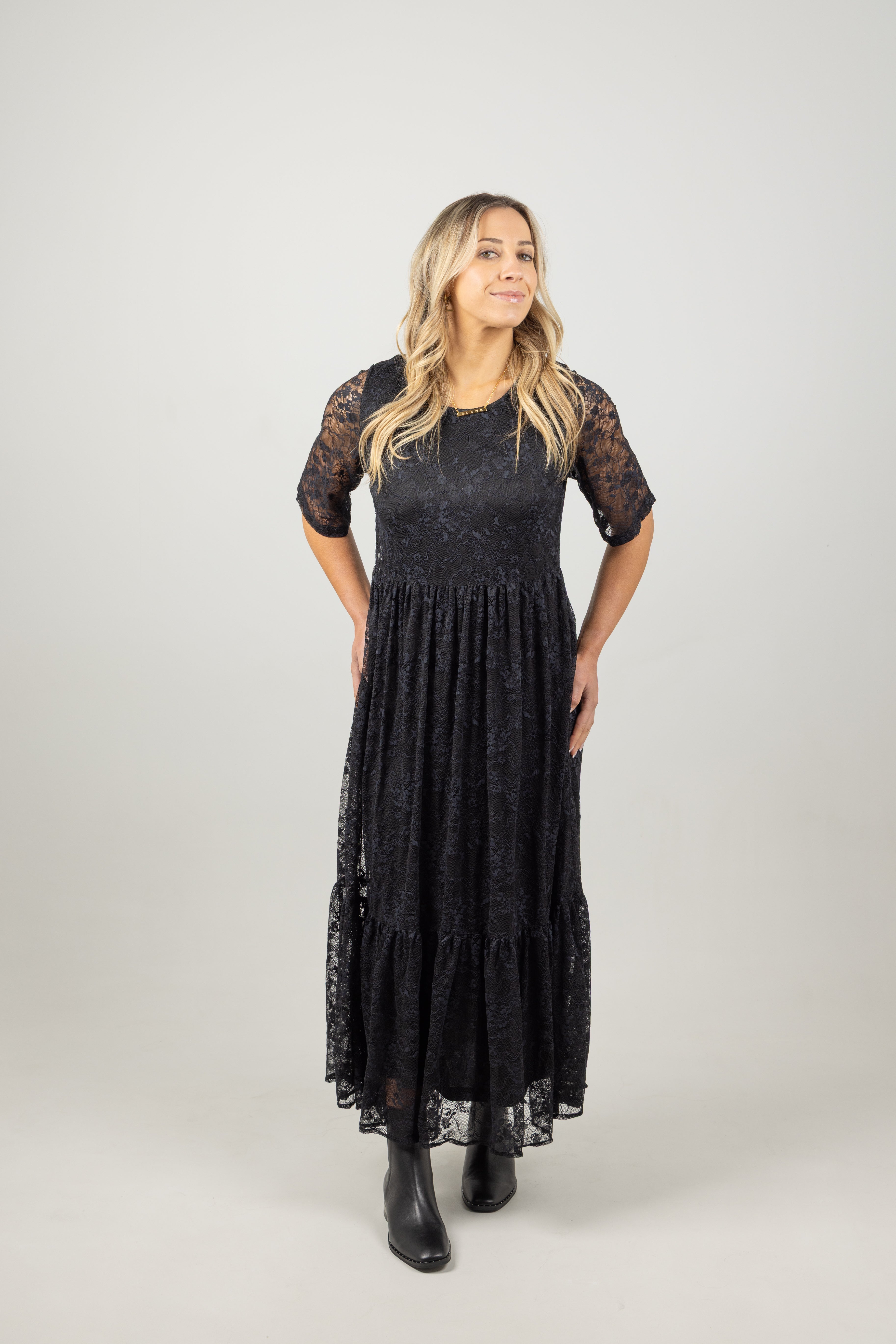 RUBY DRESS BLACK LACE