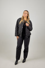 BECKY QUILTED JACKET BOW NOIR PRE ORDER