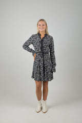 PRINTED MINI DRESS MOON GARDENING