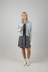 CROPPED DENIM JACKET SEA STAR