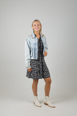 CROPPED DENIM JACKET SEA STAR
