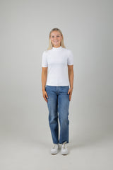CORE MOCK RIB T-SHIRT WHITE