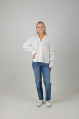 LACE TUNIC TOP WHITE