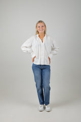 LACE TUNIC TOP WHITE