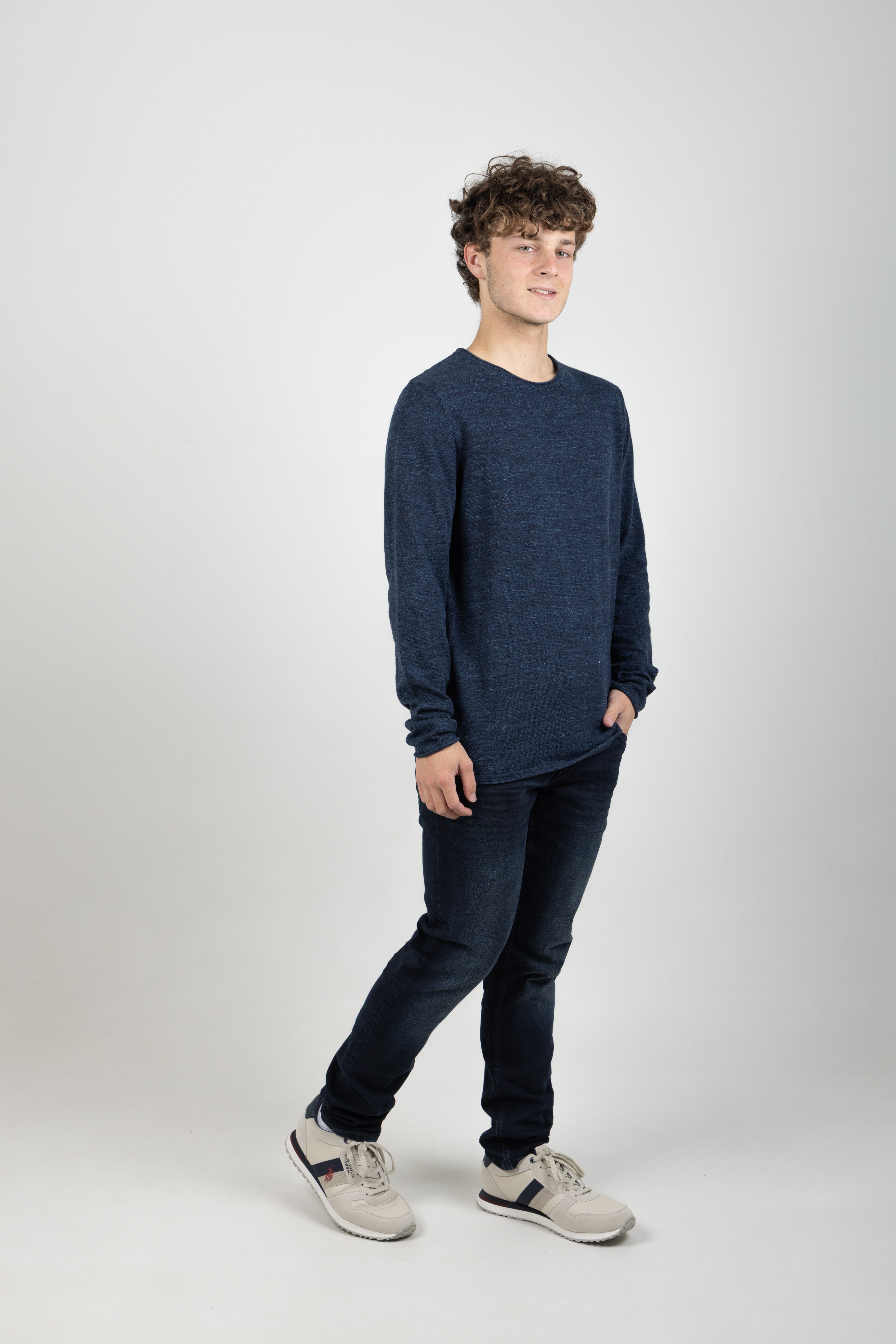 CORE PULLOVER CREW DARK MOON