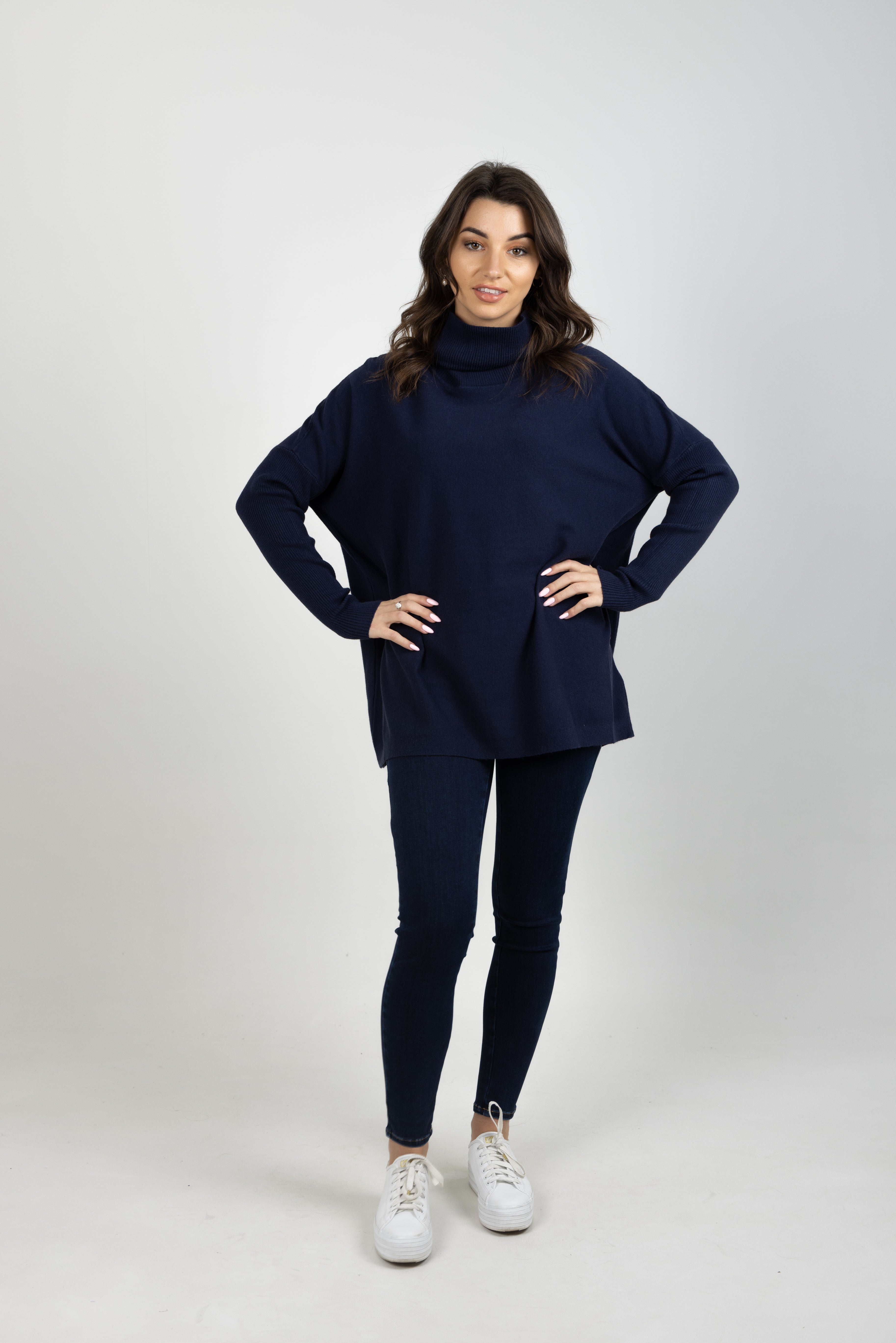 HORIZON RELAXED JUMPER NAVY