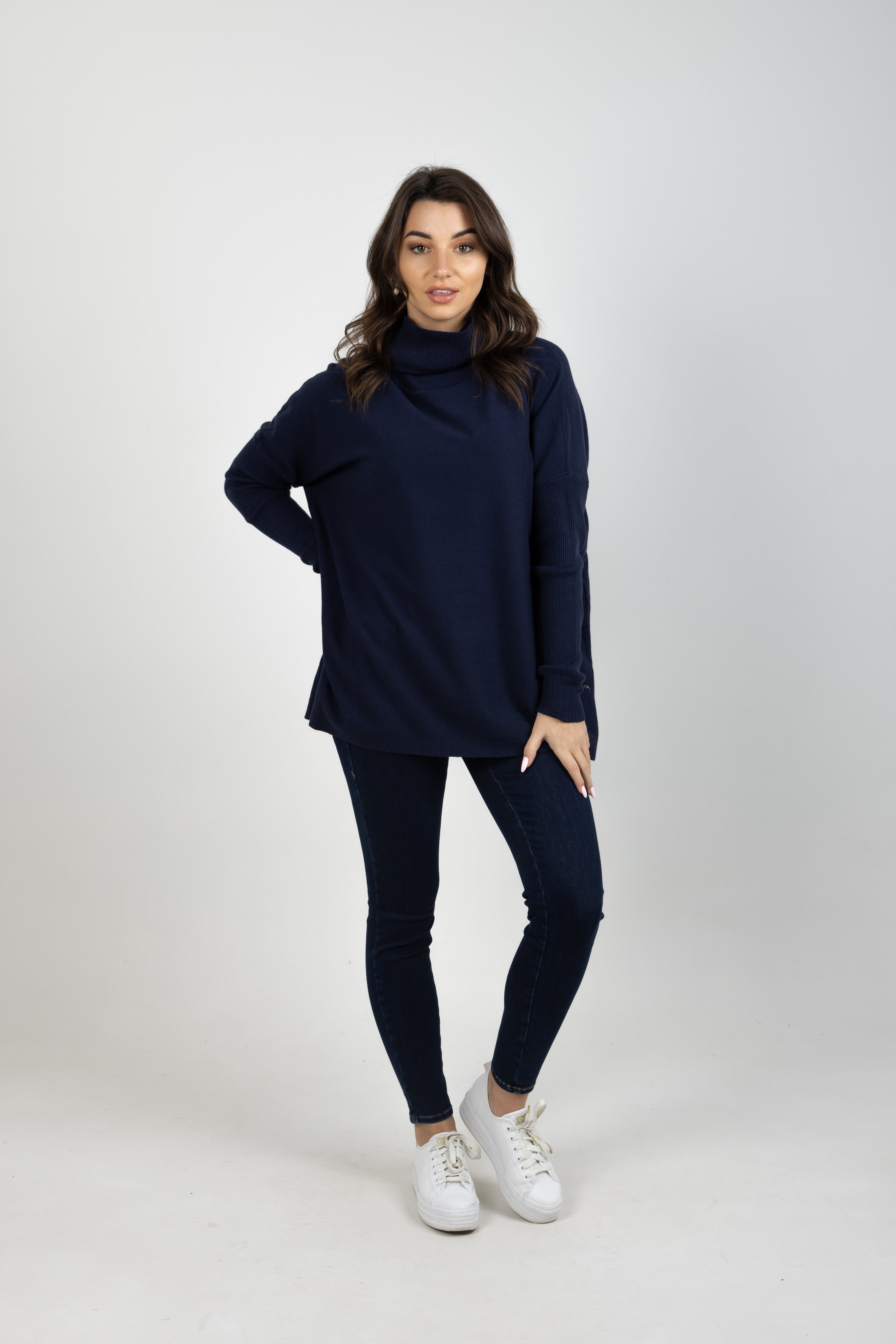 HORIZON RELAXED JUMPER NAVY