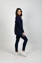 HORIZON RELAXED JUMPER NAVY
