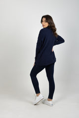 HORIZON RELAXED JUMPER NAVY