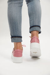 WOLFIE SNEAKERS - PRETTY PINK LEATHER