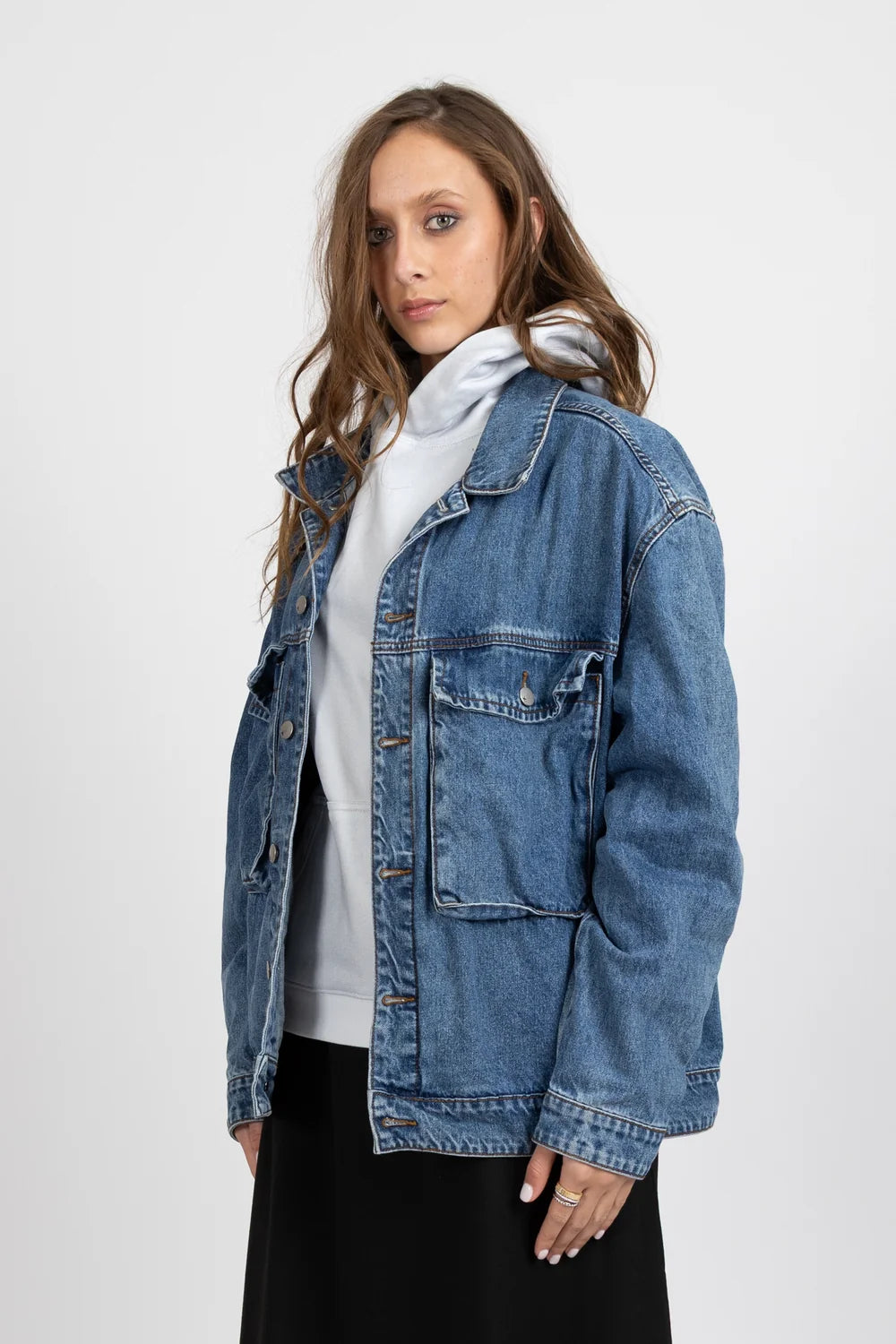BLOWN OUT DENIM JACKET
