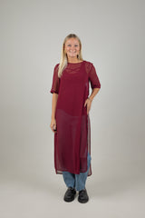HARPER TABARD BURGUNDY