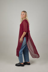 HARPER TABARD BURGUNDY
