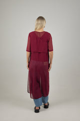 HARPER TABARD BURGUNDY