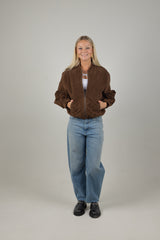 Zoey Bomber Chocolat Midnight Truffle