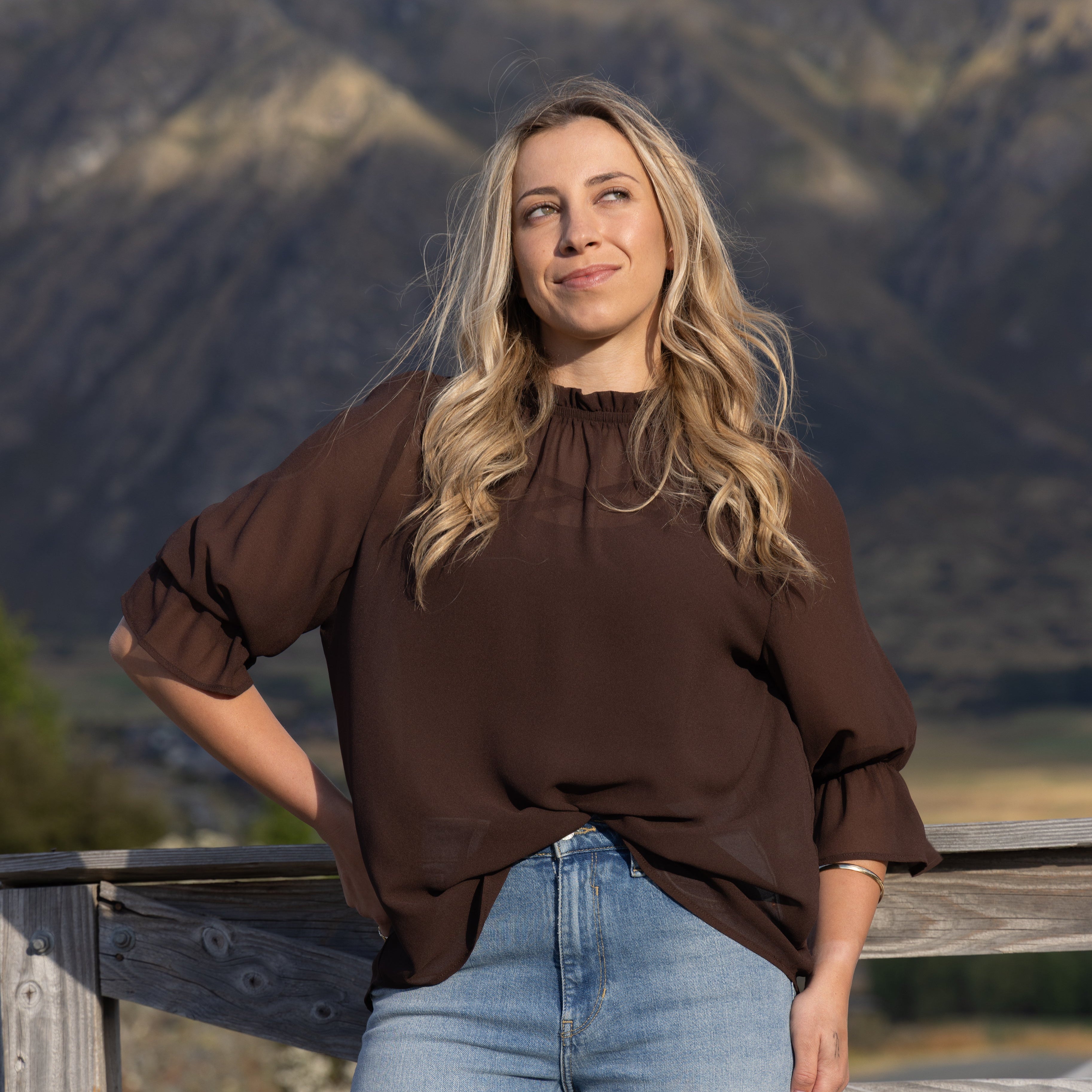 TILLY TOP CHOCOLAT