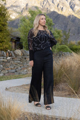 LUCY TOP BOW NOIR PRE ORDER