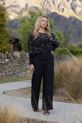 LUCY TOP BOW NOIR PRE ORDER