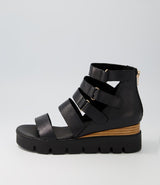 Raafe Sandal Black Natural Leather