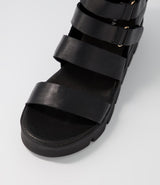 Raafe Sandal Black Natural Leather